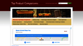 What Topproductcomparisons.com website looked like in 2020 (4 years ago)