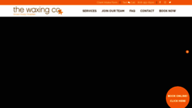 What Thewaxingco.com website looked like in 2020 (4 years ago)