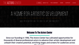 What Theactorscenter.com website looked like in 2020 (4 years ago)