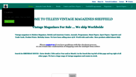 What Tilleysvintagemagazinessheffield.com website looked like in 2020 (4 years ago)