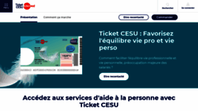 What Ticket-cesu.com website looked like in 2020 (4 years ago)