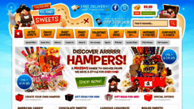 What Treasureislandsweets.co.uk website looked like in 2020 (5 years ago)