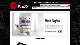 What The-pi-shop.com website looked like in 2020 (4 years ago)