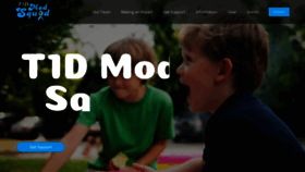 What T1dmodsquad.org website looked like in 2020 (4 years ago)