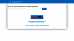 What Trace.fragt.dk website looked like in 2020 (4 years ago)