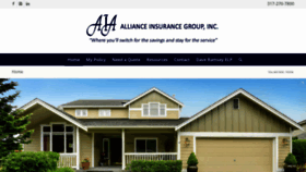 What Thealliancegroup.net website looked like in 2020 (4 years ago)