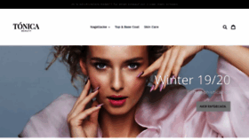 What Tonicabeauty.com website looked like in 2020 (4 years ago)