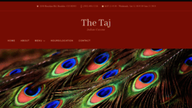 What Tajindianboulder.com website looked like in 2020 (5 years ago)
