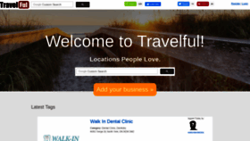 What Travelful.net website looked like in 2020 (4 years ago)