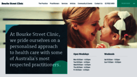 What Thebourkestreetclinic.com.au website looked like in 2020 (4 years ago)