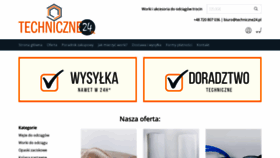 What Techniczne24.pl website looked like in 2020 (4 years ago)