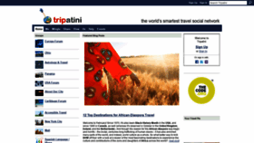 What Tripatini.com website looked like in 2020 (4 years ago)