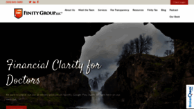 What Thefinitygroup.com website looked like in 2020 (4 years ago)
