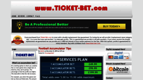 What Ticket-bet.com website looked like in 2020 (4 years ago)