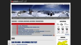 What Tourenwelt.at website looked like in 2020 (4 years ago)