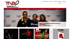 What Tnb-tennis.de website looked like in 2020 (4 years ago)