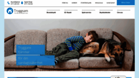 What Tryggsam.se website looked like in 2020 (5 years ago)