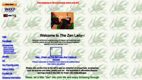 What Thezenlady.com website looked like in 2020 (4 years ago)