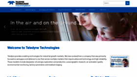 What Teledyne.net website looked like in 2020 (4 years ago)
