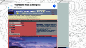 What Theweatherwiz.com website looked like in 2020 (4 years ago)