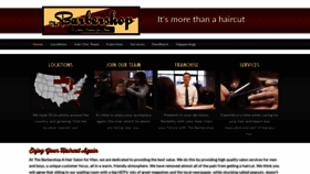 What Thebarbershops.com website looked like in 2020 (4 years ago)
