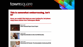 What Townsquareblogs.com website looked like in 2020 (4 years ago)