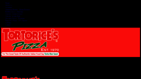 What Tortoricespizza.com website looked like in 2020 (4 years ago)