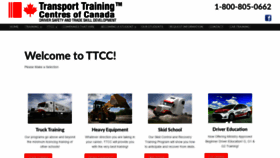 What Ttcc.ca website looked like in 2020 (4 years ago)