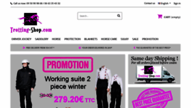 What Trotting-shop.com website looked like in 2020 (4 years ago)