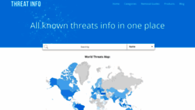 What Threatinfo.net website looked like in 2020 (4 years ago)