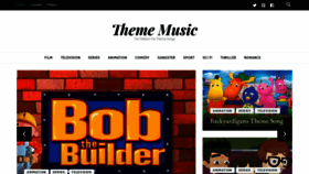 What Themesong.info website looked like in 2020 (4 years ago)