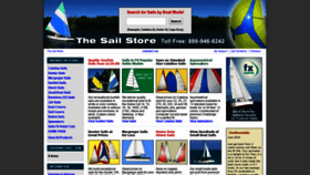 What Thesailstore.com website looked like in 2020 (4 years ago)