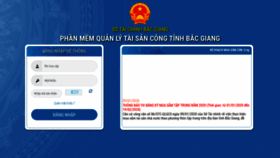 What Taisancong.bacgiang.gov.vn website looked like in 2020 (4 years ago)