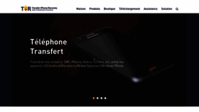What Transfer-iphone-recovery.fr website looked like in 2020 (4 years ago)