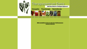What Therapiezentrum-denis.de website looked like in 2020 (4 years ago)