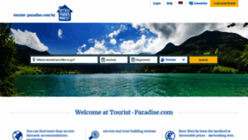 What Tourist-paradise.com website looked like in 2020 (4 years ago)