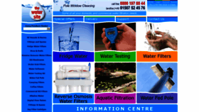 What Thewatersite.co.uk website looked like in 2020 (4 years ago)
