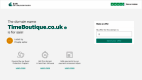 What Timeboutique.co.uk website looked like in 2020 (4 years ago)