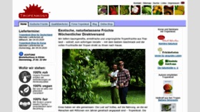 What Tropenkost.de website looked like in 2020 (4 years ago)