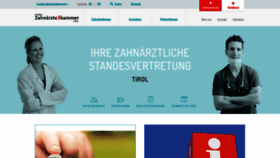 What Tiroler.zahnaerztekammer.at website looked like in 2020 (4 years ago)