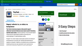 What Tinytask.softonic.pl website looked like in 2020 (4 years ago)
