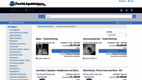 What Techliquidators.com website looked like in 2020 (4 years ago)