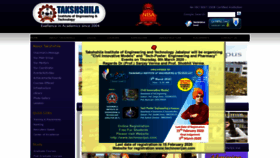 What Takshshila.org website looked like in 2020 (5 years ago)