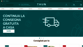 What Thun.com website looked like in 2020 (4 years ago)