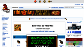 What Tibiawiki.com.br website looked like in 2020 (4 years ago)