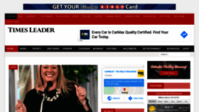 What Timesleader.com website looked like in 2020 (4 years ago)