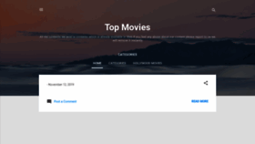 What Topmovies.one website looked like in 2020 (4 years ago)