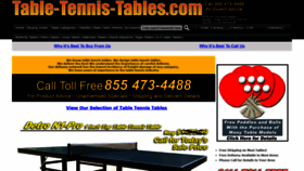 What Table-tennis-tables.com website looked like in 2020 (4 years ago)