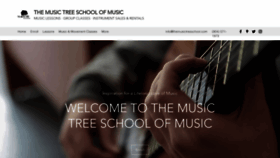What Themusictreeschool.com website looked like in 2020 (4 years ago)