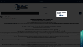 What Terabytemarket.ru website looked like in 2020 (4 years ago)